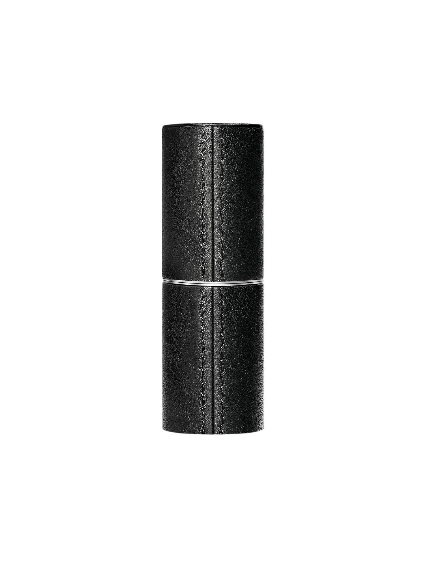 Refillable Black Fine Leather Lipstick Case The Beautyaholic's Shop